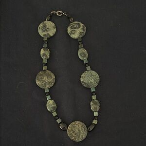 Handmade jasper necklace